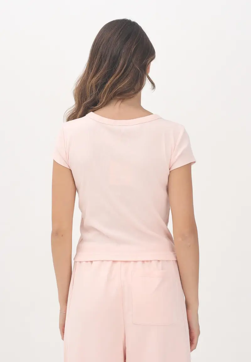 Calvin Klein Jeans T-shirt Donna Rosa 922015 miniatura 3