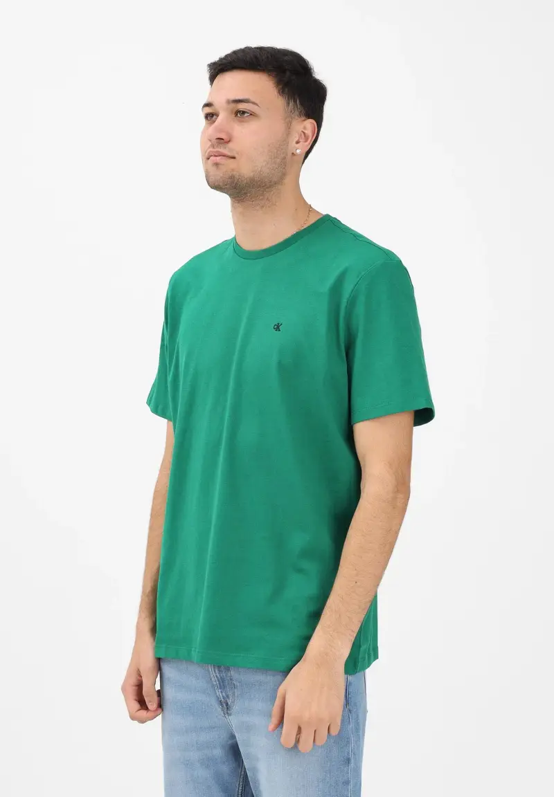 Calvin Klein Jeans T-shirt Uomo Verde 3983016