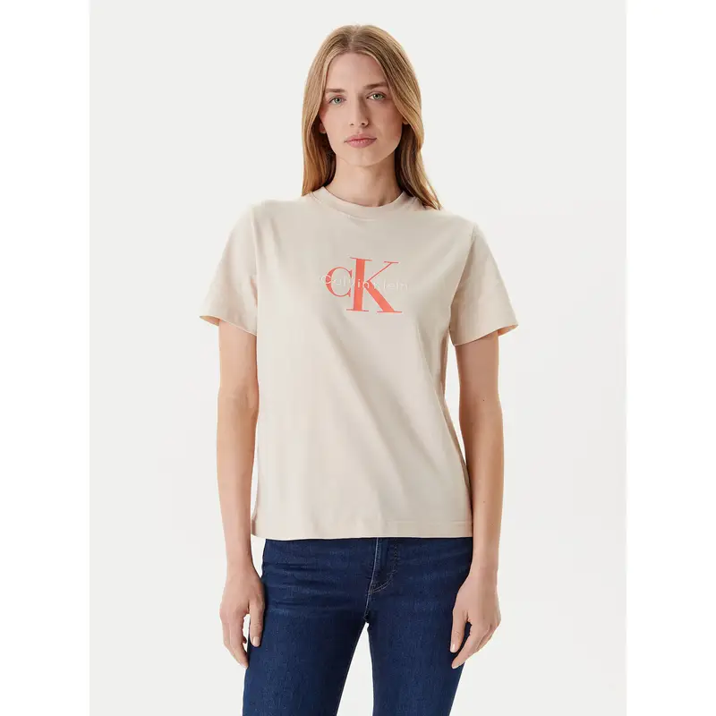 Calvin Klein Jeans T-shirt Beige 3221969