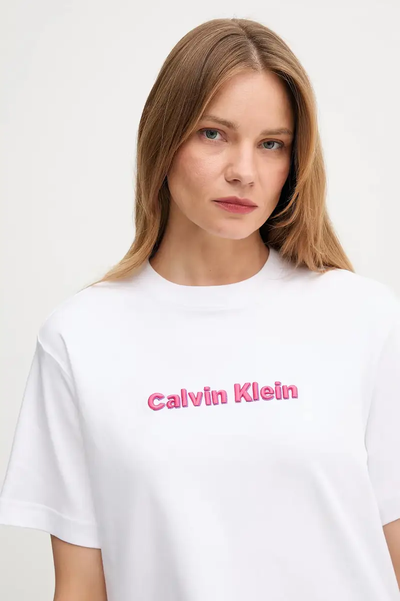 Calvin Klein Jeans Jeans Donna Bianco 3124950 miniatura 4