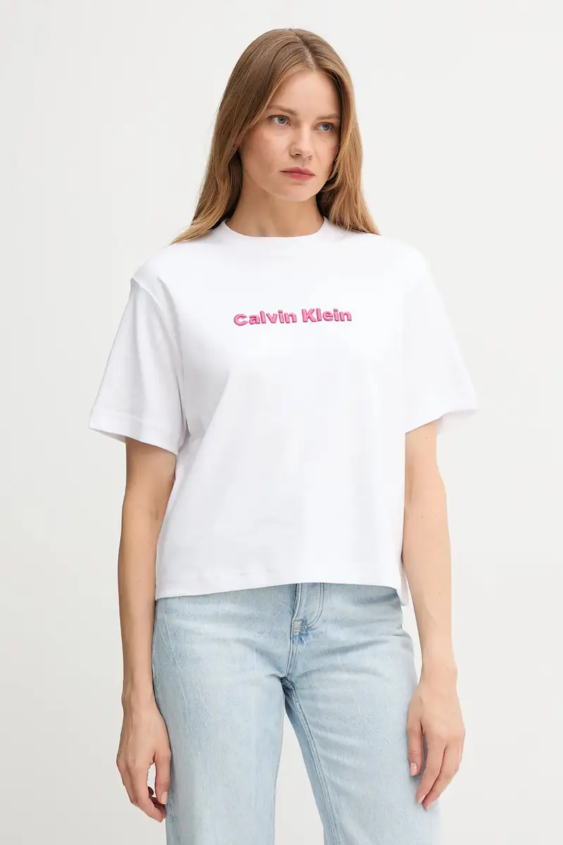 Calvin Klein Jeans T-shirt Donna Bianco 3124950
