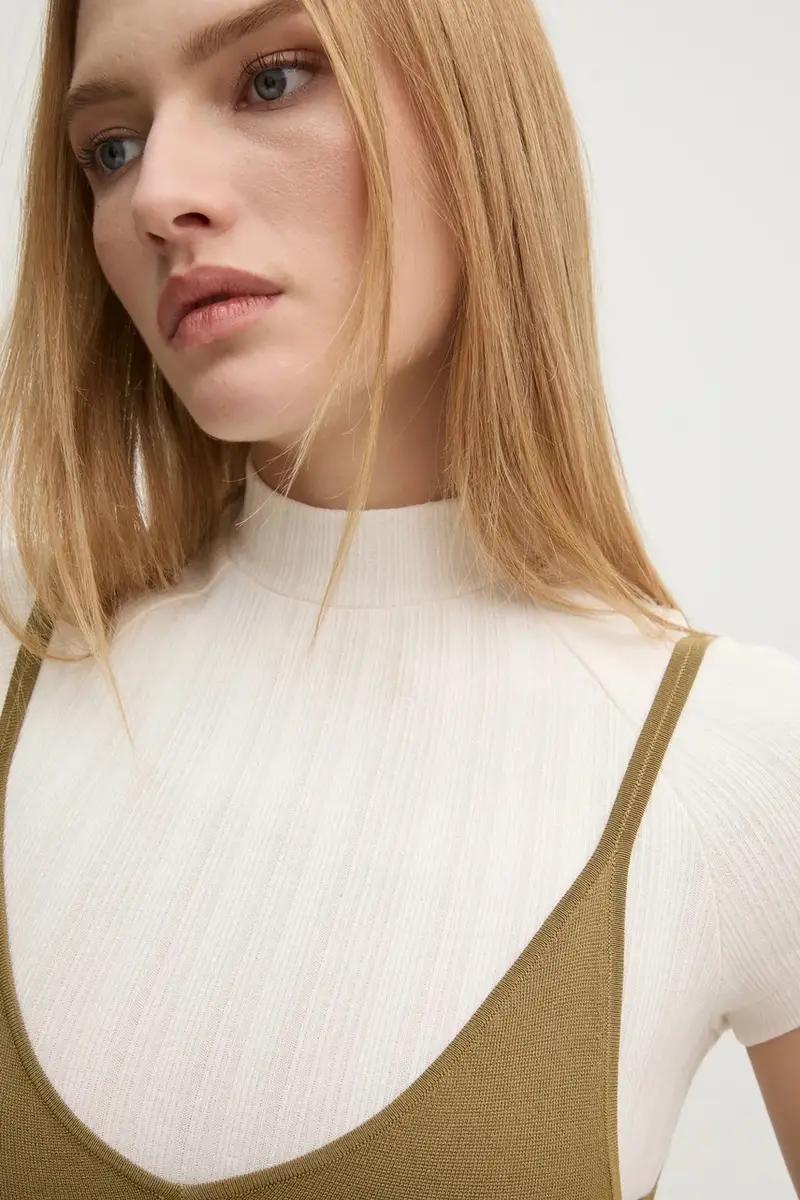 Calvin Klein Jeans Top Donna Verde 3349454 miniatura 5