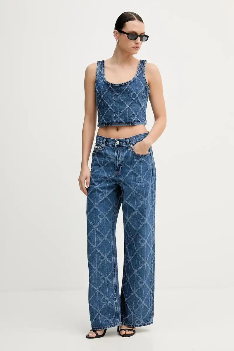 top jeans colore blu navy LV047D708G miniatura 2