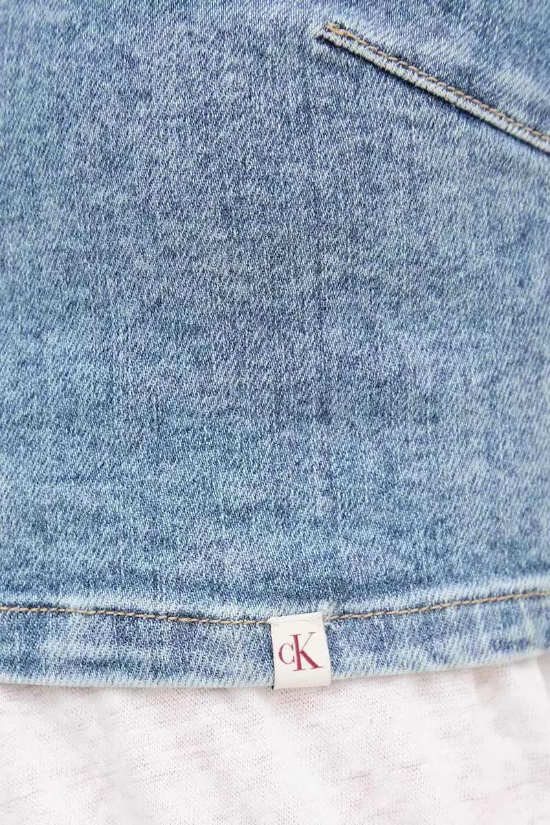 Calvin Klein Jeans Top Donna Blu 3312973 miniatura 5