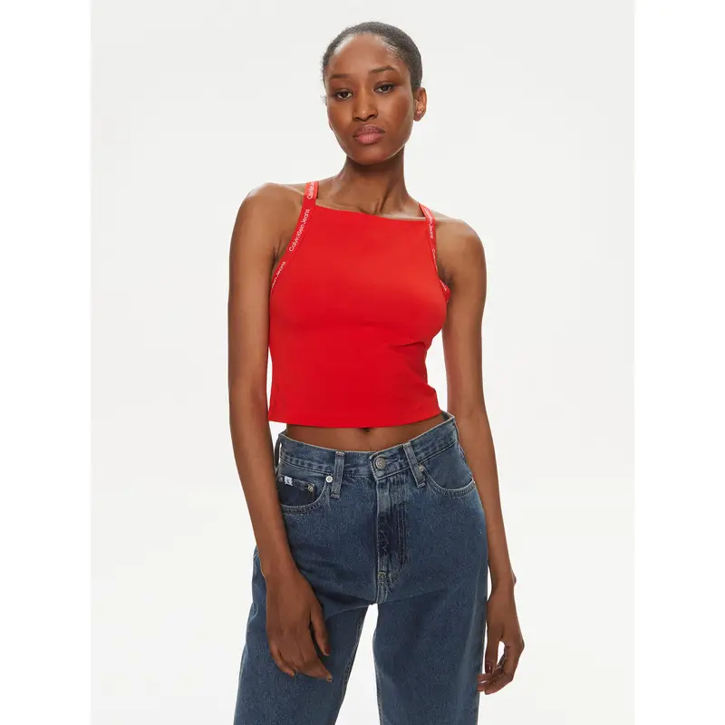 Calvin Klein Jeans Top Rosso 3203766