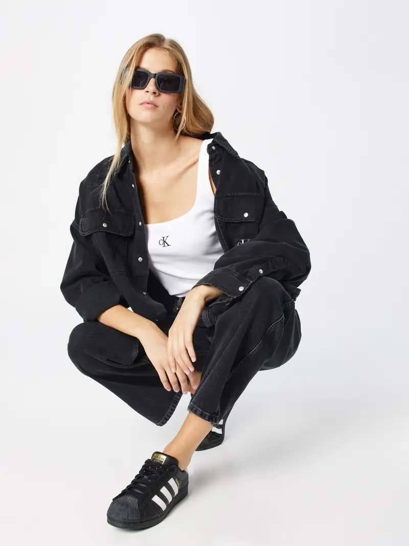 Calvin Klein Jeans Jeans Nero 1981556 miniatura 3