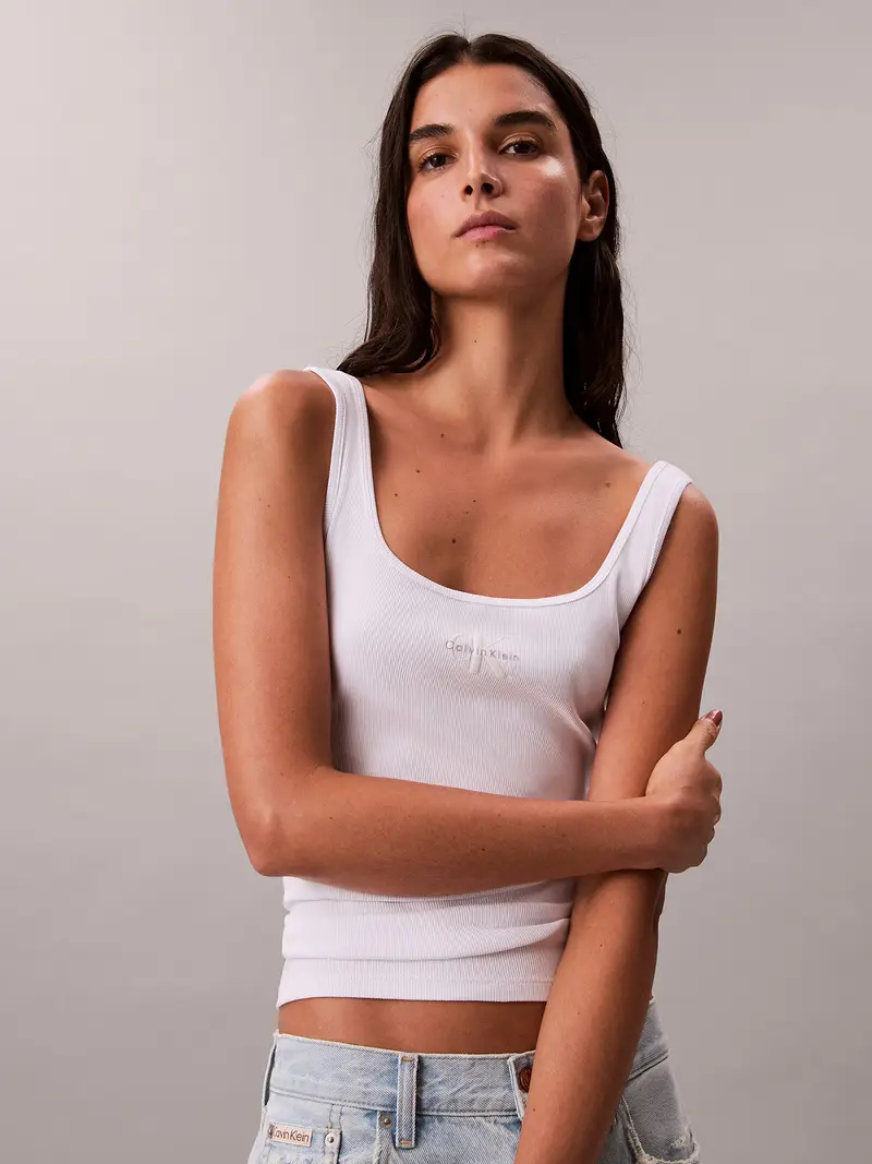 Calvin Klein Jeans Top Nero 4289584 miniatura 2