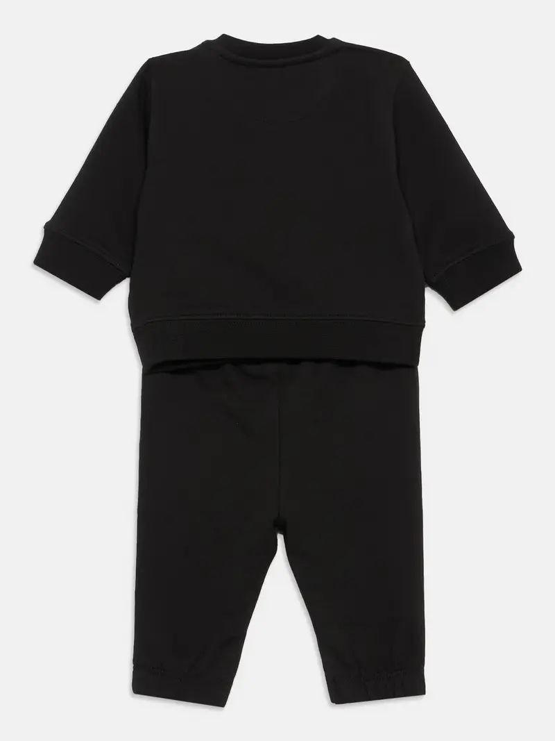 Tuta da jogging grigio / nero / bianco miniatura 2