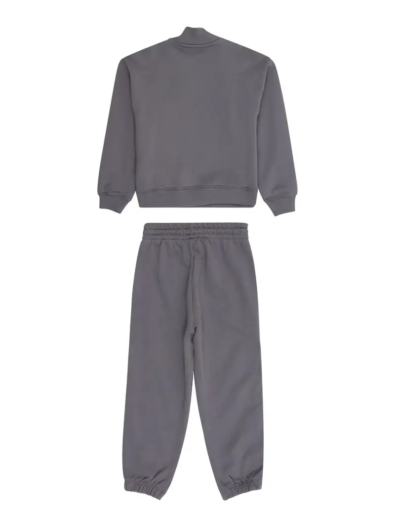 Tuta da jogging grigio / nero / bianco miniatura 2