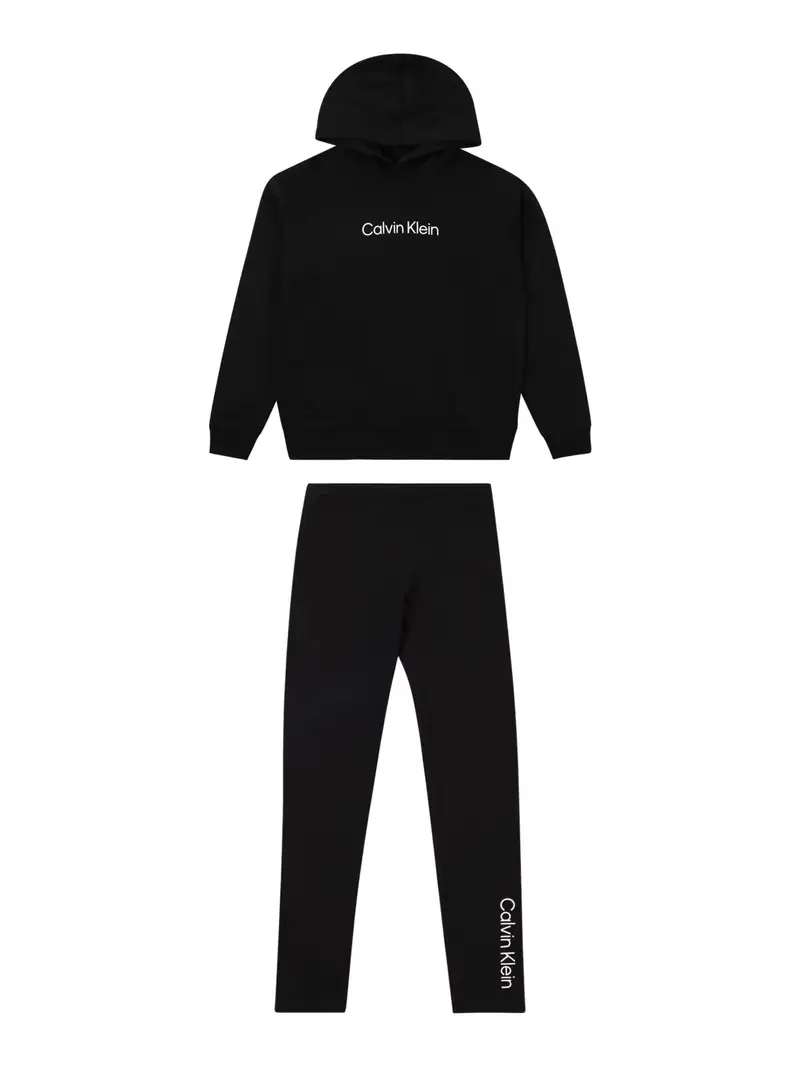 Tuta da jogging nero / bianco