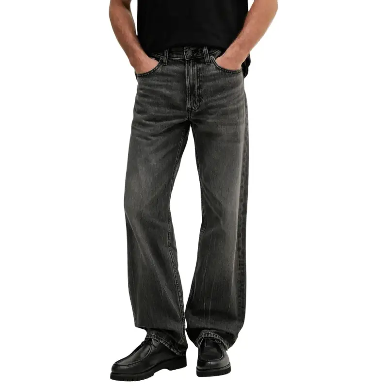 Uomo Nero - 100% Cotone - black / W29_L32