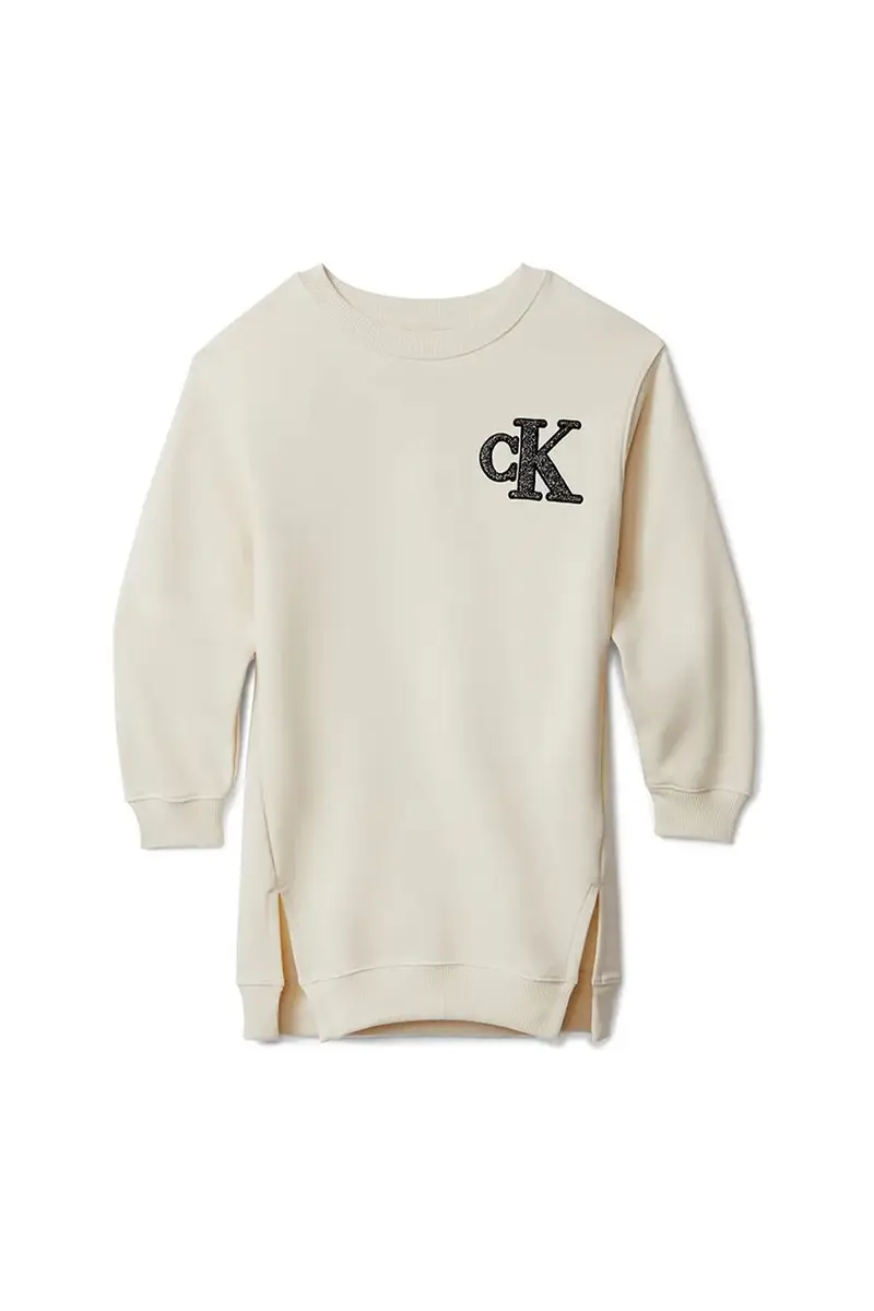 vestito bambina colore beige IG0IG03009 miniatura 2