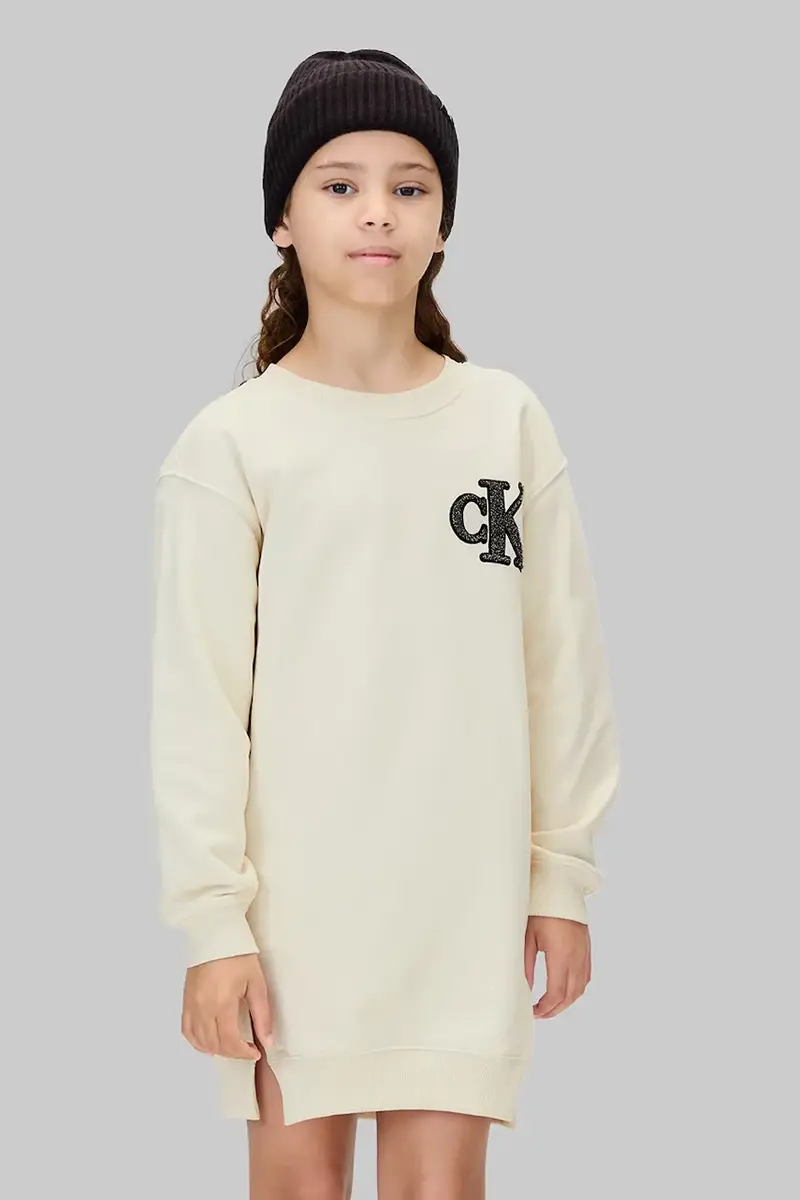 vestito bambina colore beige IG0IG03009