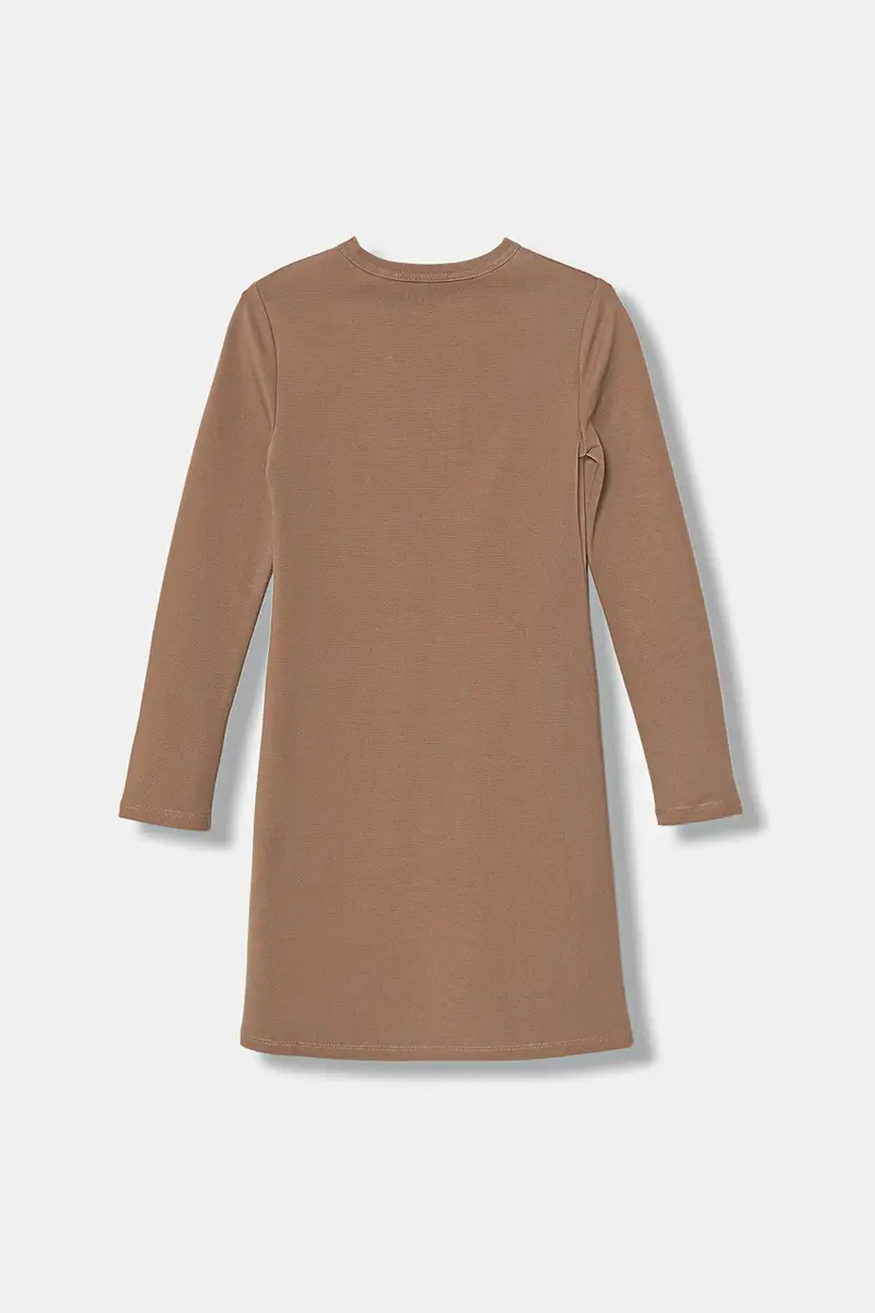 vestito bambina colore marrone IG0IG03042 miniatura 2