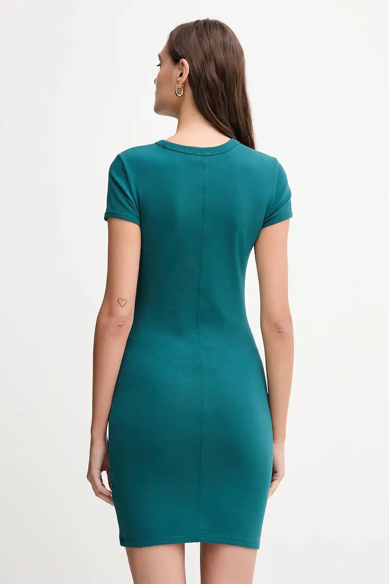 vestito colore arancione LV047B266G Turchese miniatura 3