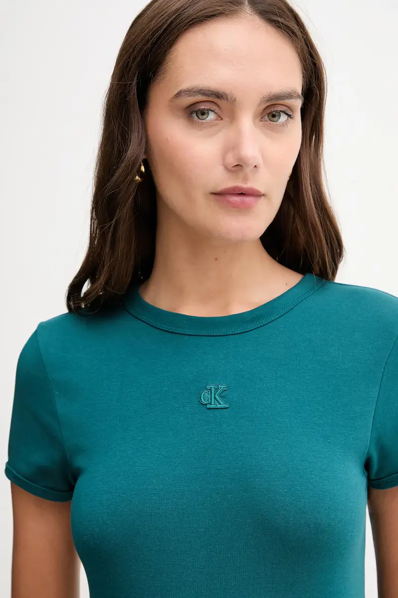 vestito colore arancione LV047B266G Turchese miniatura 4