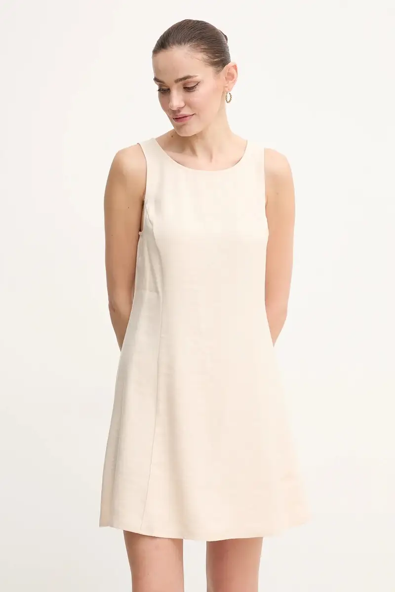 vestito colore beige J20J225268 miniatura 2