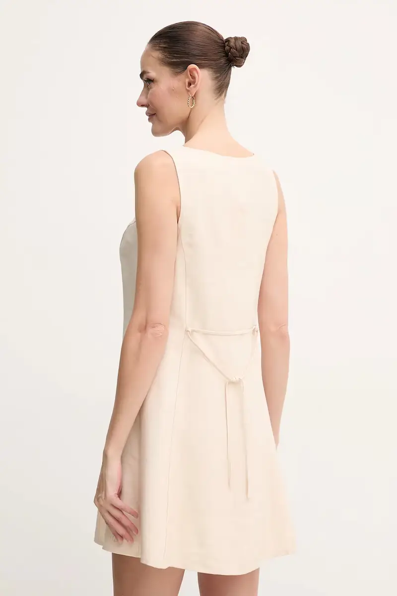 vestito colore beige J20J225268 miniatura 3