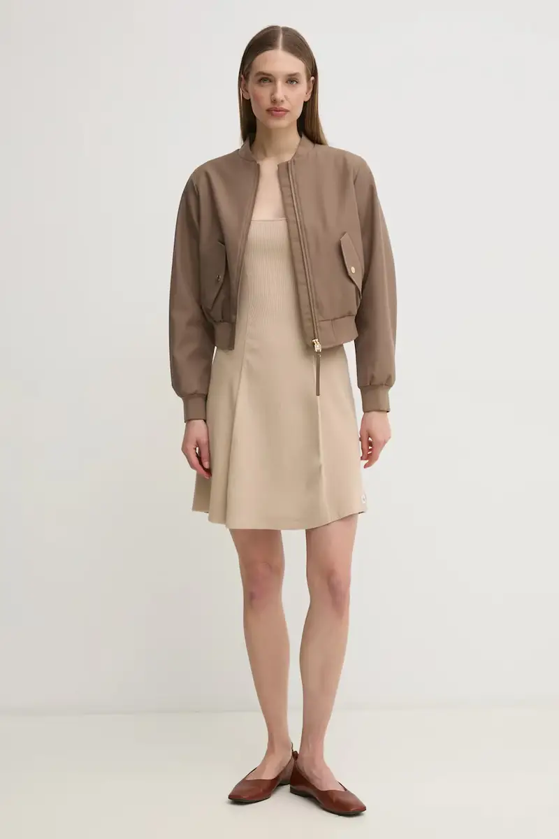 vestito colore beige J20J225269 miniatura 2