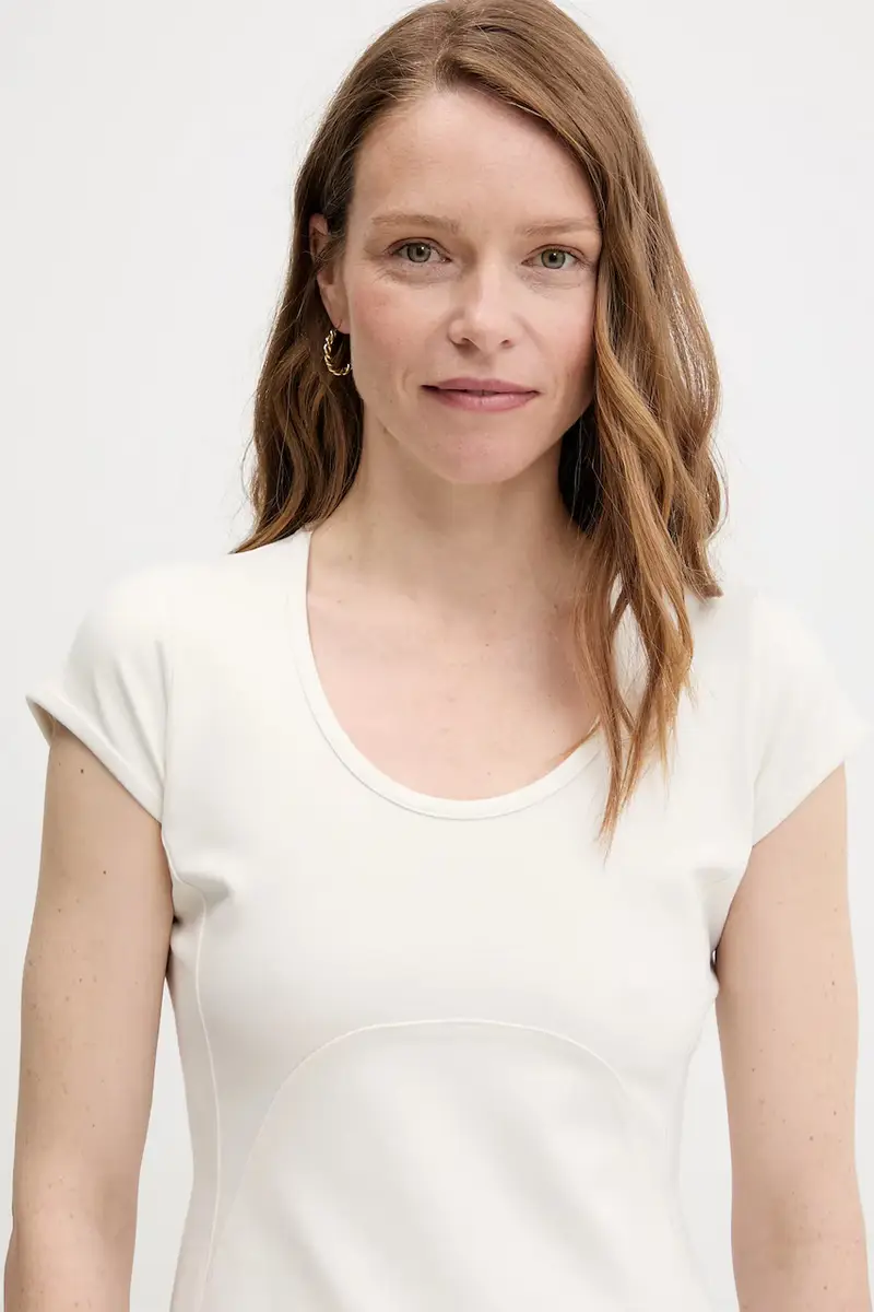 vestito colore beige LV047C238G miniatura 4