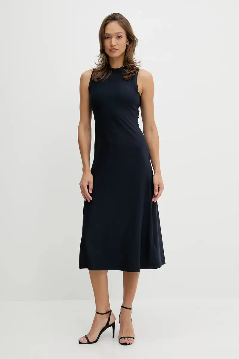 vestito colore blu navy LV044C236G miniatura 2