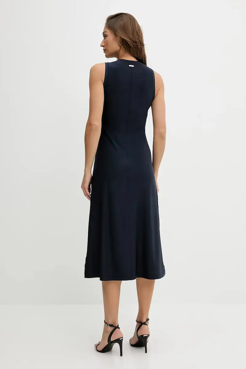 vestito colore blu navy LV044C236G miniatura 3