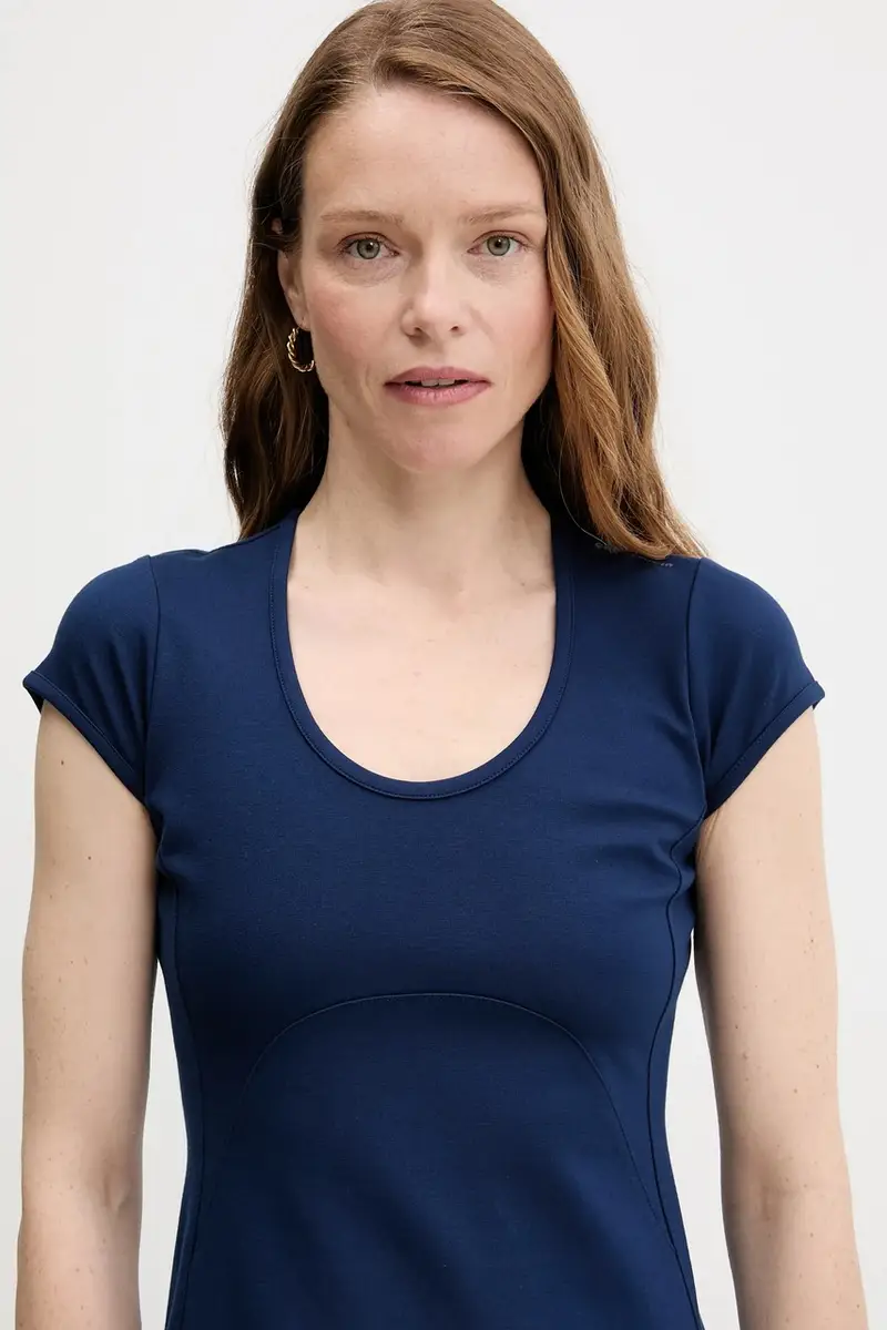 vestito colore blu navy LV047C238G miniatura 4