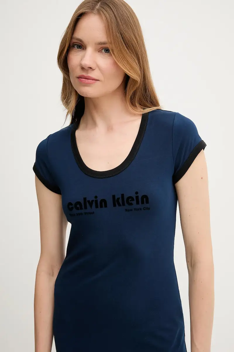 vestito colore blu navy LV047C259G miniatura 4