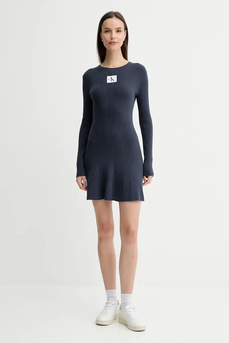 vestito colore blu navy LV047D307G miniatura 2