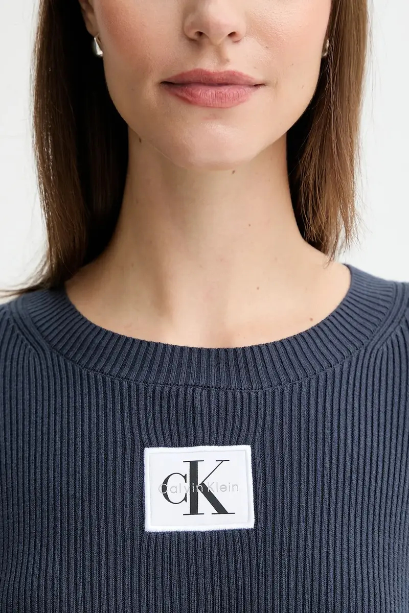 vestito colore blu navy LV047D307G miniatura 5