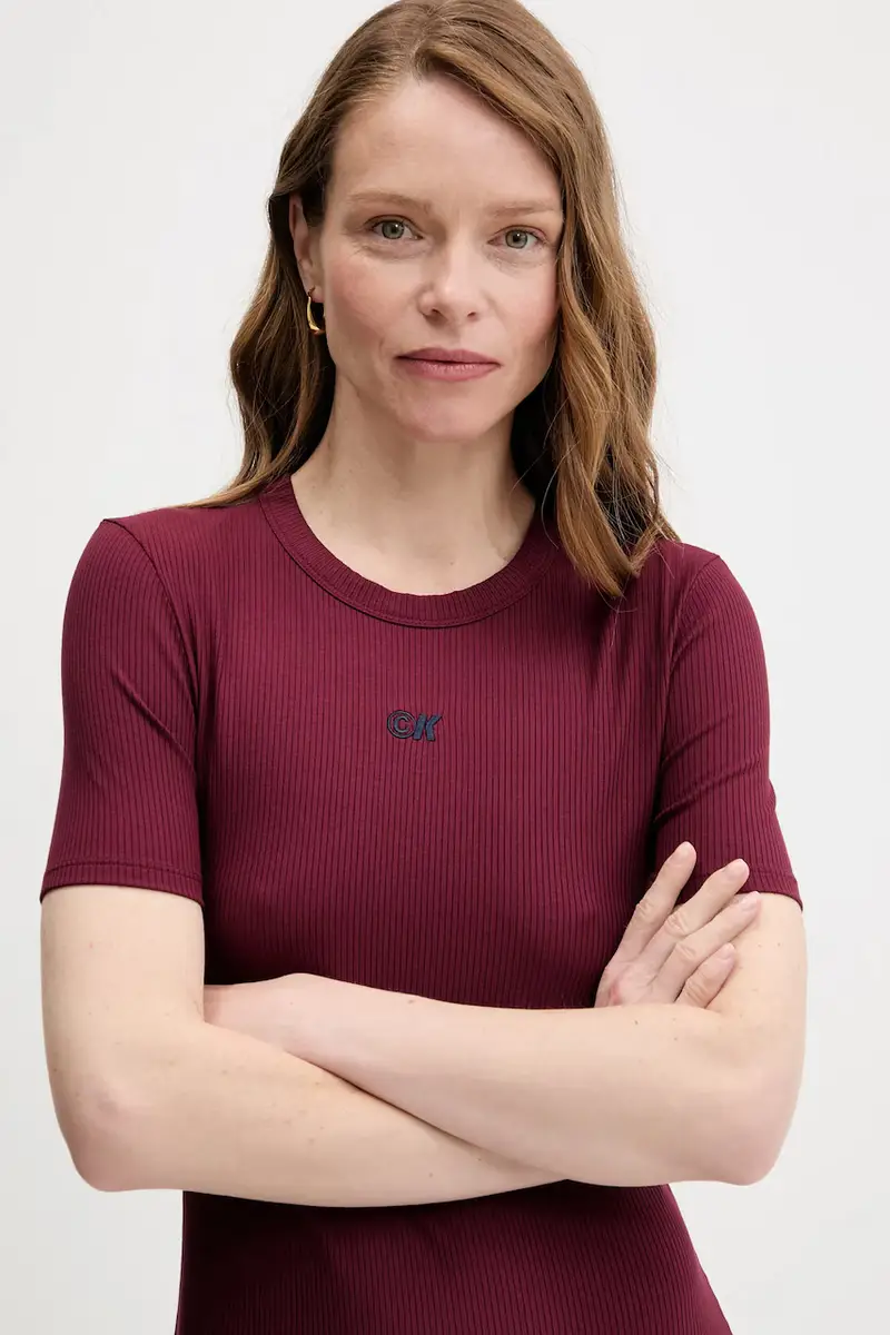 vestito colore granata LV044C902G miniatura 3