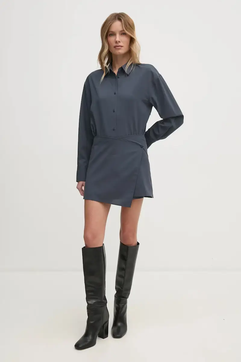 vestito colore grigio J20J225086 miniatura 2