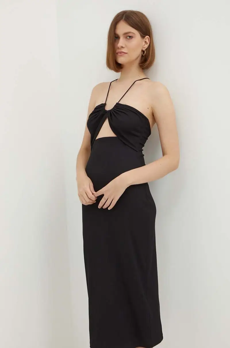 vestito colore nero J20J223514 miniatura 4