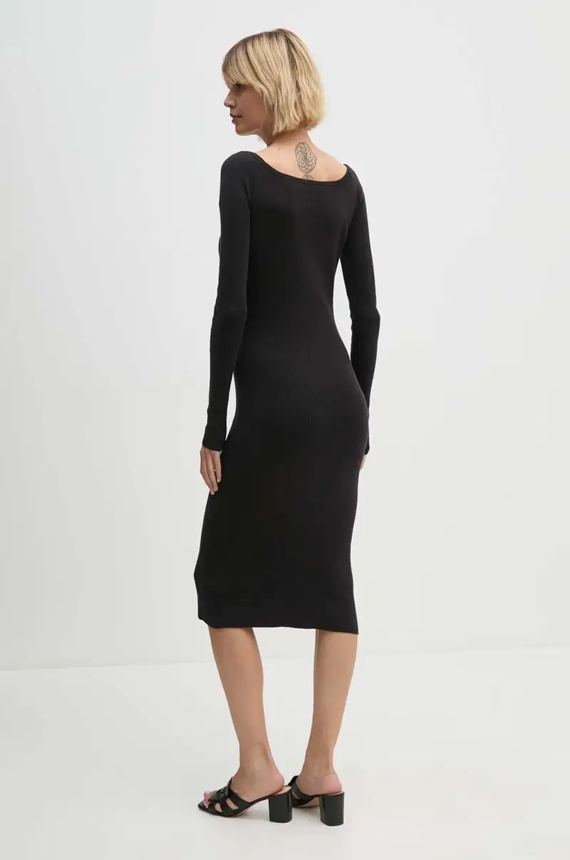 vestito colore nero J20J223527 miniatura 2