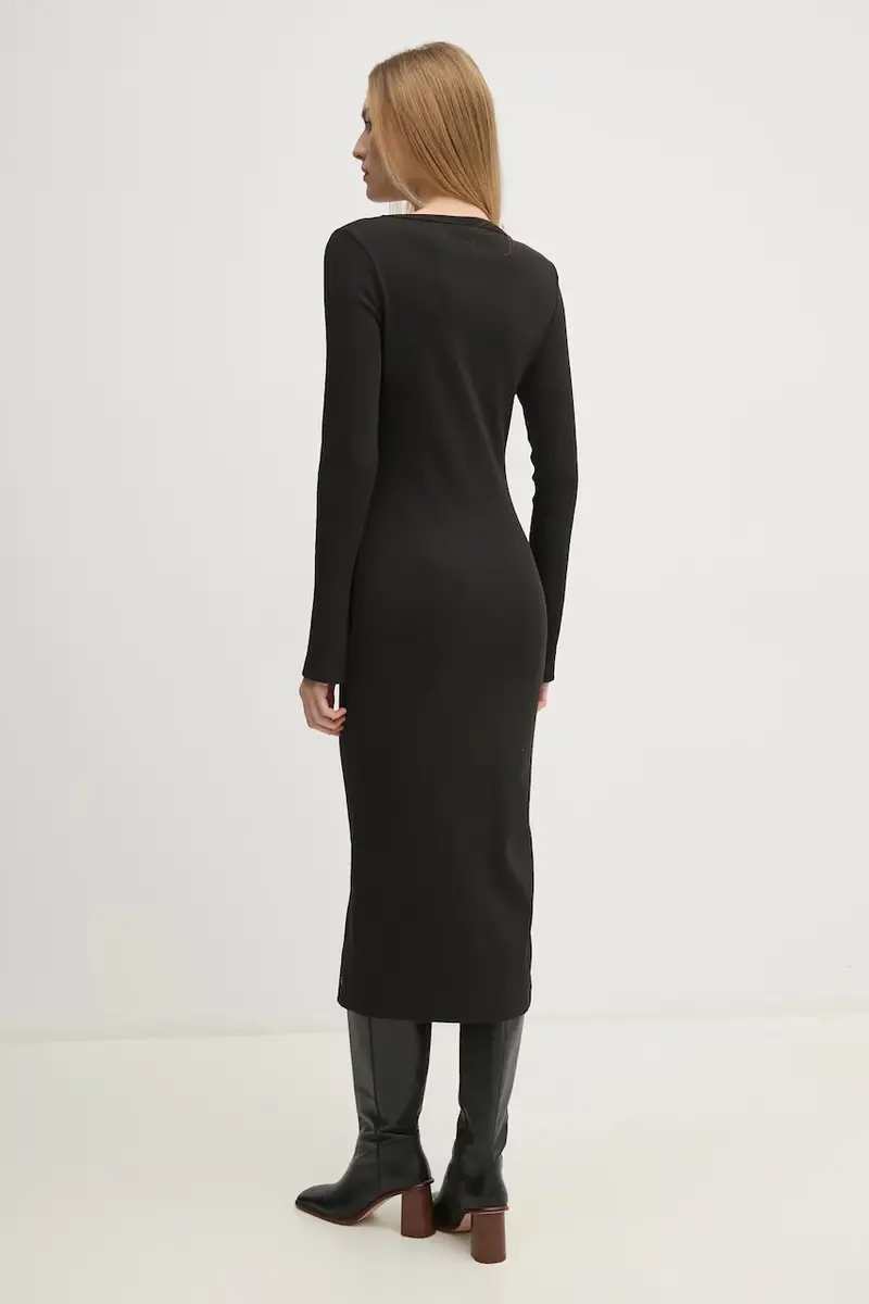 vestito colore nero J20J224830 miniatura 3
