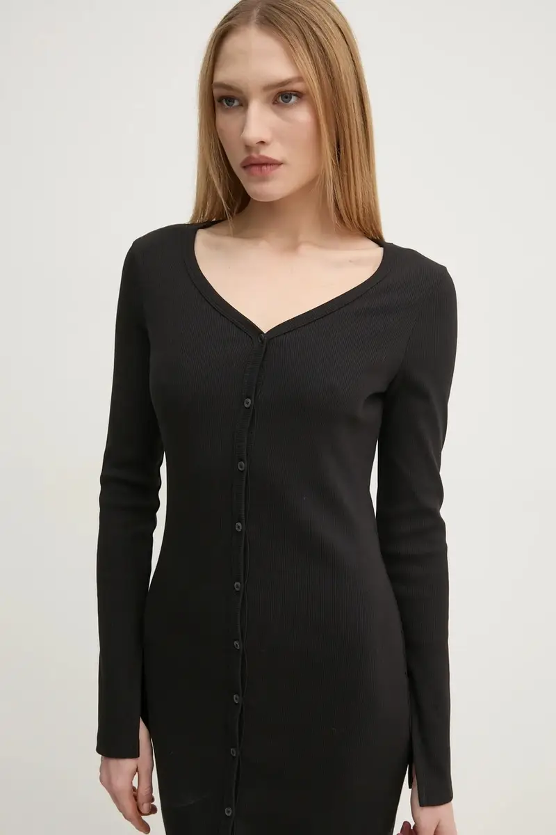 vestito colore nero J20J224830 miniatura 5