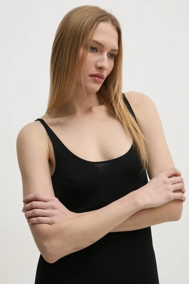 vestito colore nero J20J224839 miniatura 4