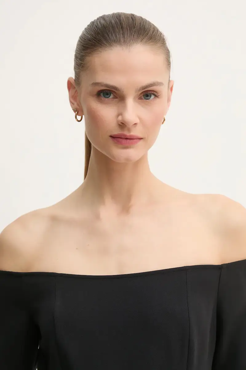 vestito colore nero J20J225020 miniatura 4