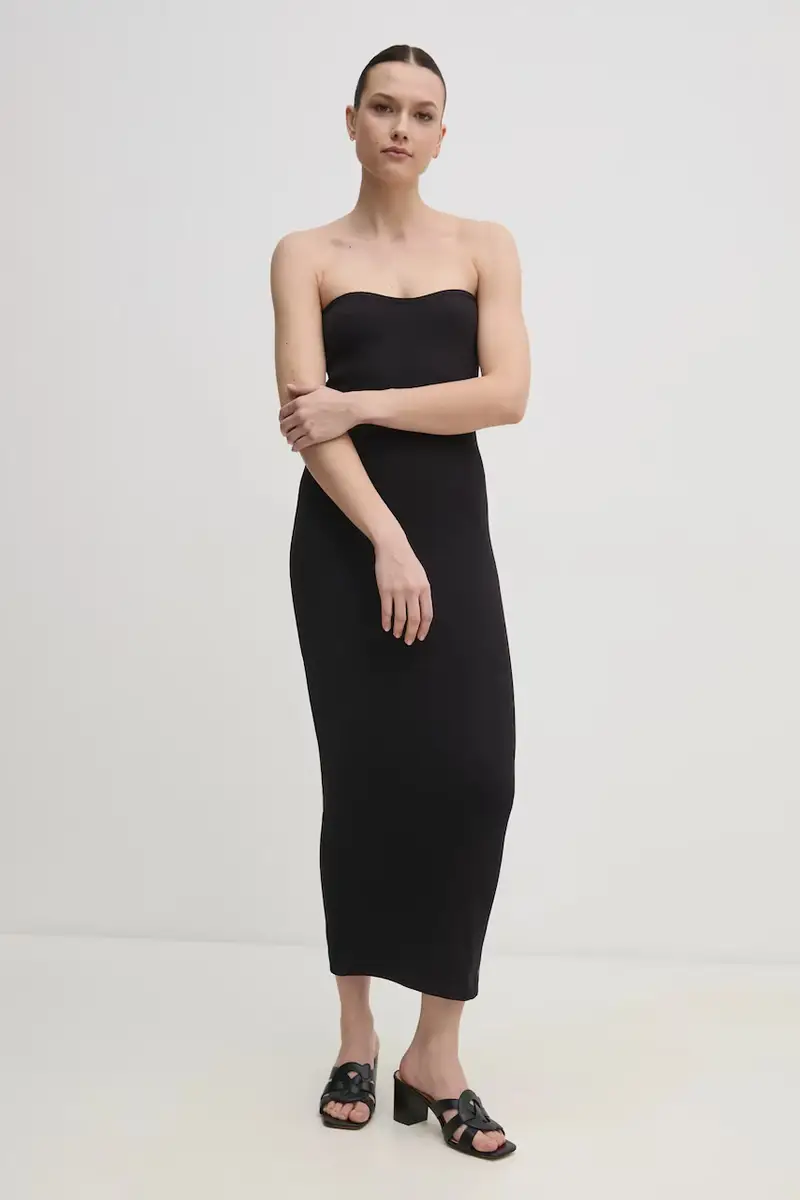 vestito colore nero J20J225263 miniatura 4