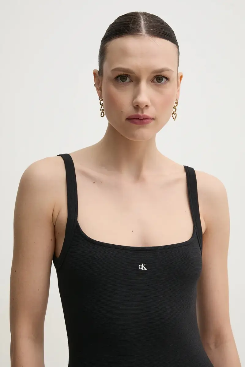 vestito colore nero J20J225272 miniatura 4