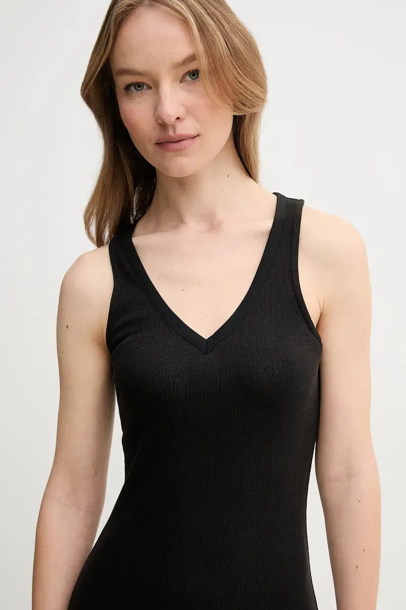 vestito colore nero J20J225282 miniatura 2