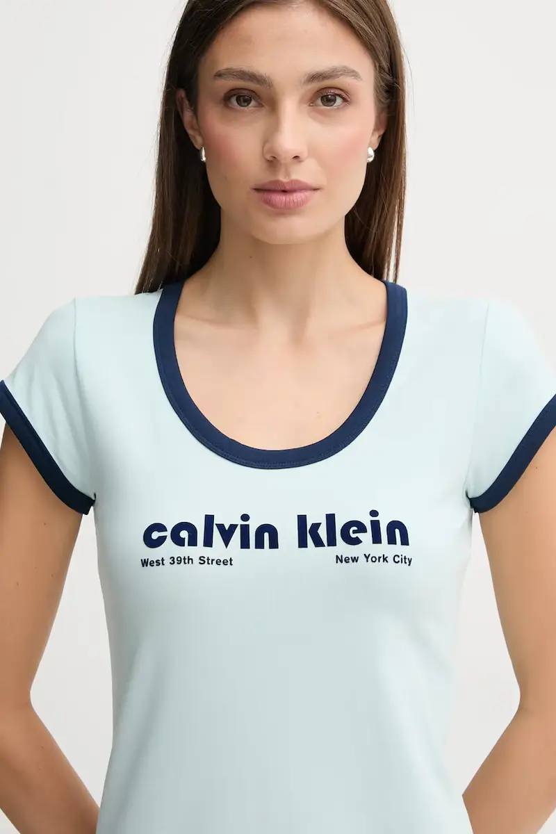 vestito colore turchese LV047C259G miniatura 4