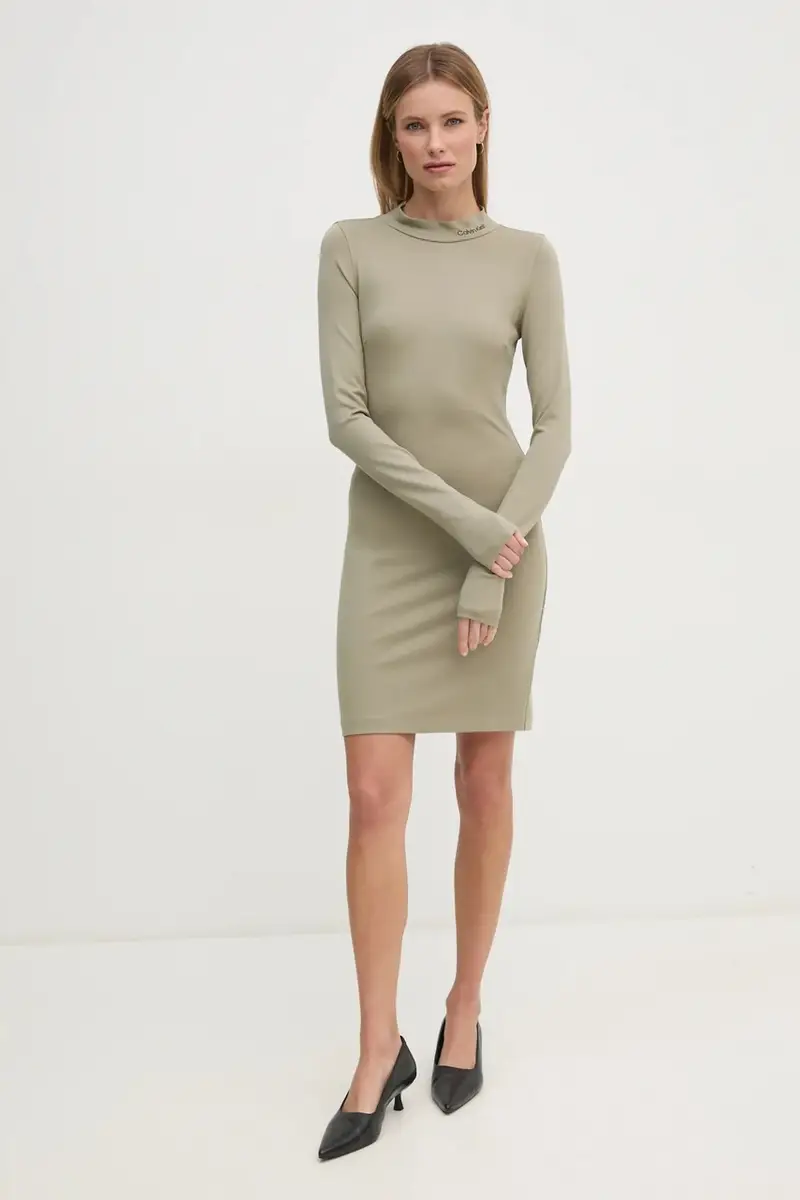 vestito colore verde J20J225074 miniatura 2