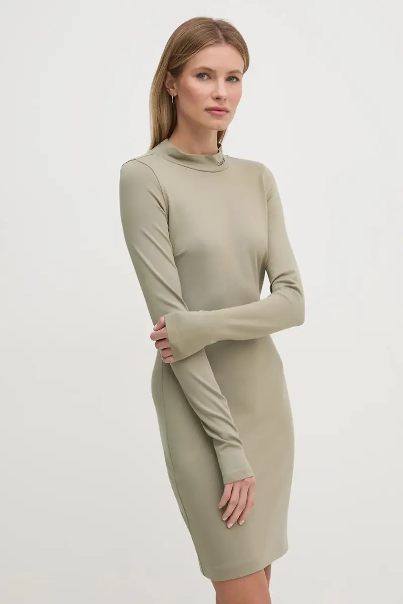 vestito colore verde J20J225074 miniatura 4