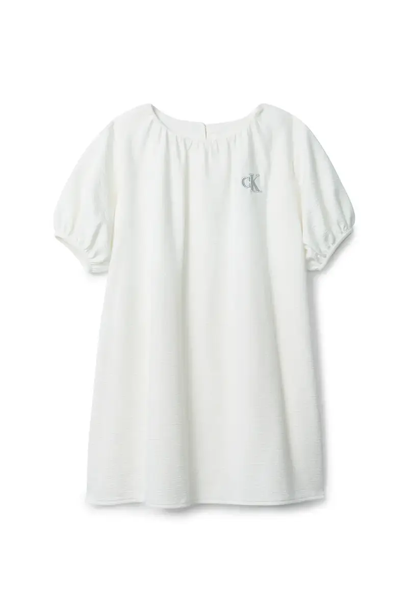 vestito di cotone bambina colore beige IG0IG03013 miniatura 2