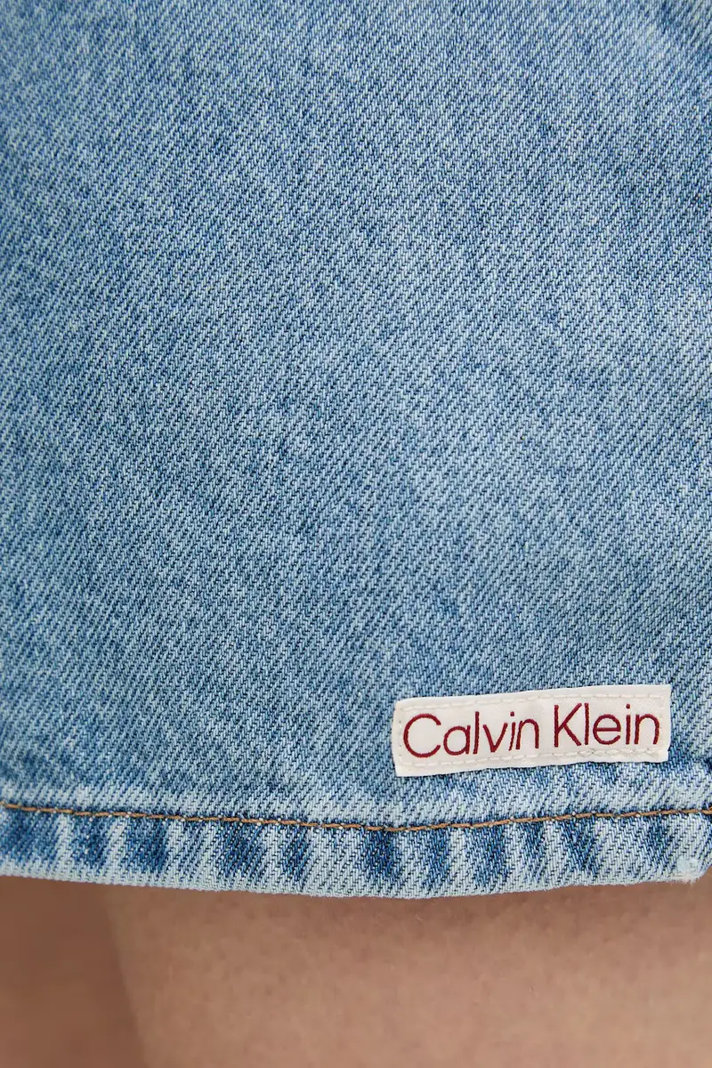 vestito di jeans colore blu LV047C714G miniatura 5