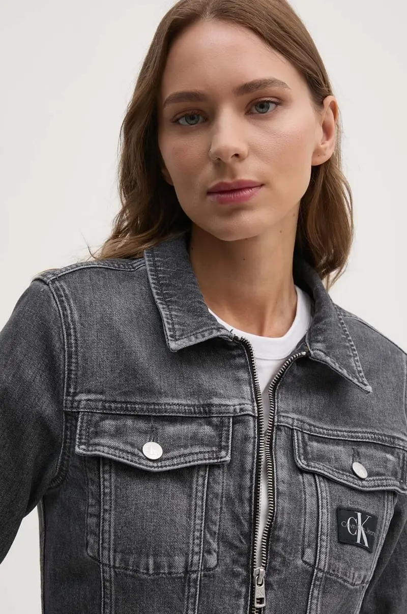 vestito di jeans colore grigio J20J223667 miniatura 4