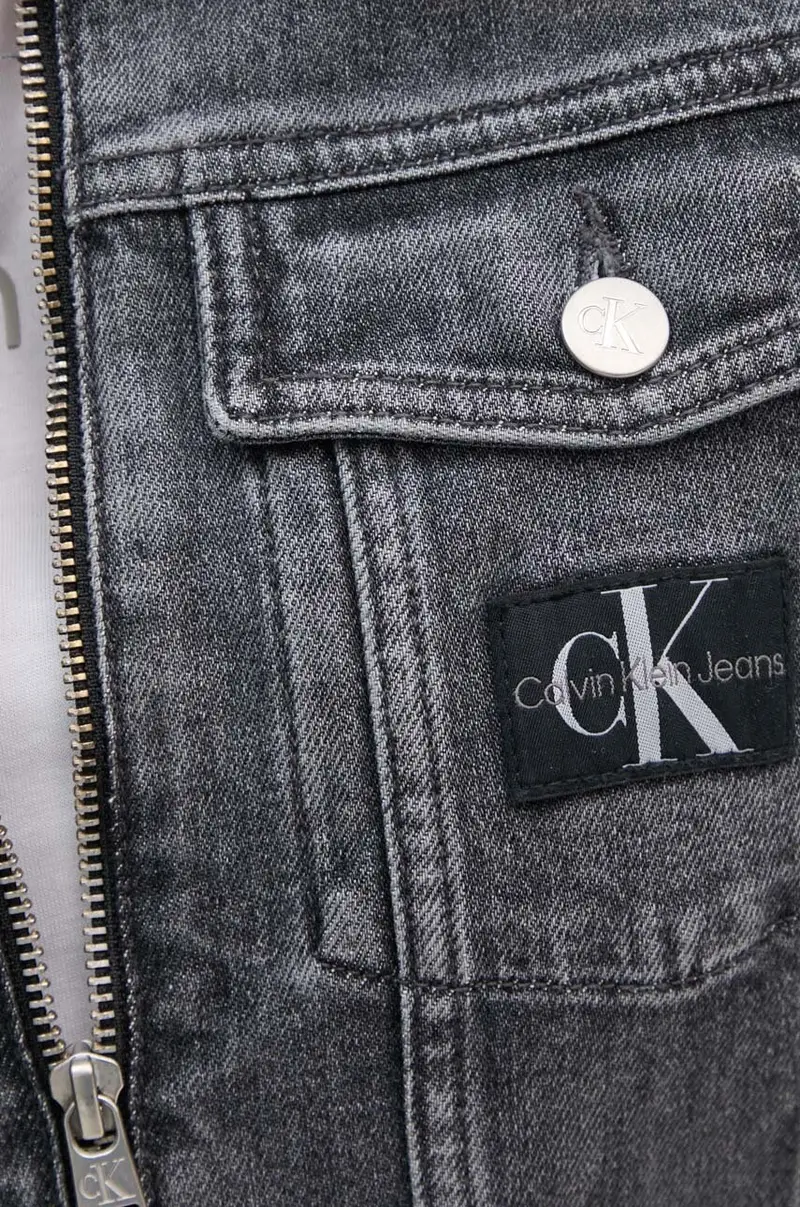 vestito di jeans colore grigio J20J223667 miniatura 5