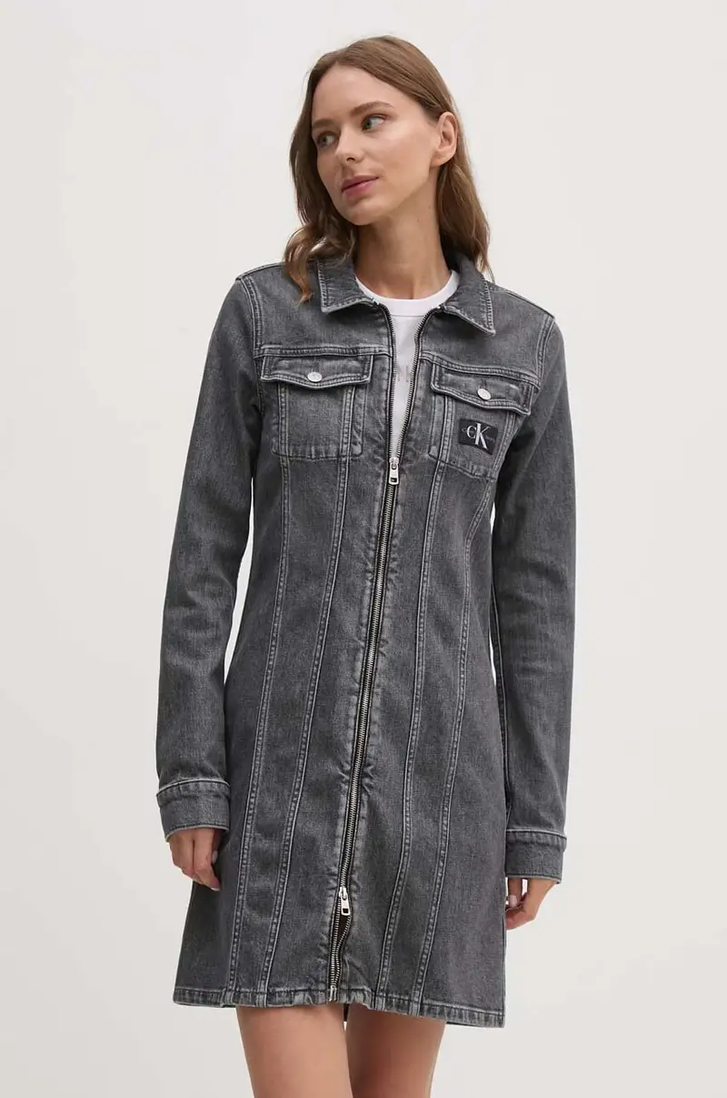 vestito di jeans colore grigio J20J223667