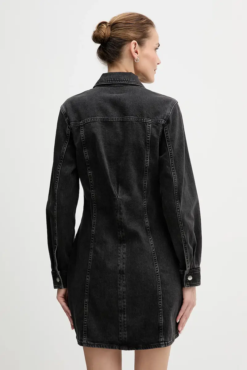 Calvin Klein Jeans Jeans Nero 3957691 miniatura 3